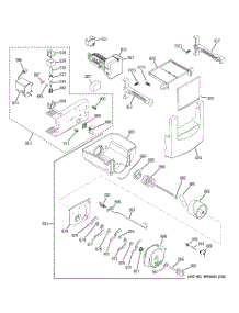 06 - Ice Maker & Dispenser parts for Ge Refrigerator ZISW360DXB from AppliancePartsPros.com