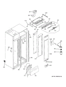 07 - Fresh Food Section parts for Ge Refrigerator ZISW360DXB from AppliancePartsPros.com