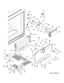 03 - Freezer Section parts for Ge Refrigerator ZFGB21HZASS from AppliancePartsPros.com