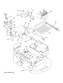06 - Ice Maker & Dispenser parts for Ge Refrigerator GSS23QGTMBB from AppliancePartsPros.com