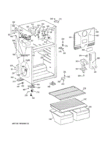 02 - Cabinet parts for Ge Refrigerator GTJ17BCZZRSA from AppliancePartsPros.com