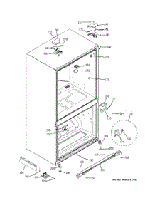 06 - Case Parts parts for Ge Refrigerator PFSF5NFZAWW from AppliancePartsPros.com