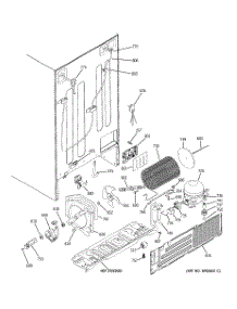 09 - Sealed System & Mother Board parts for Ge Refrigerator PSSF3RGZBWW from AppliancePartsPros.com
