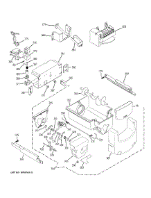 06 - Ice Maker & Dispenser parts for Ge Refrigerator PSSF3RGZBCC from AppliancePartsPros.com