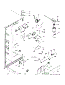 07 - Fresh Food Section parts for Ge Refrigerator GCU21XGYAFLS from AppliancePartsPros.com