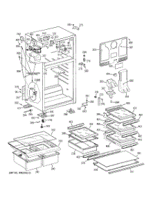 02 - Cabinet parts for Ge Refrigerator GTJ18XCTZRSA from AppliancePartsPros.com