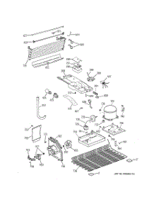 03 - Unit Parts parts for Ge Refrigerator GTH18GBTZRBB from AppliancePartsPros.com