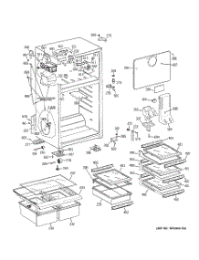 02 - Cabinet parts for Ge Refrigerator GTH18XCTZRWW from AppliancePartsPros.com