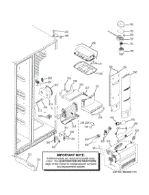 08 - Fresh Food Section parts for Ge Refrigerator PSQS6YGYADSS from AppliancePartsPros.com