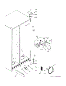 06 - Fresh Food Section parts for Ge Refrigerator GSS20GEZABB from AppliancePartsPros.com