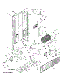 08 - Sealed System & Mother Board parts for Ge Refrigerator GSS20GEZABB from AppliancePartsPros.com