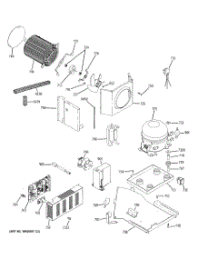 02 - Sealed System & Mother Board parts for Ge Refrigerator ZISP480DTBSS from AppliancePartsPros.com