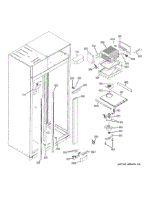 04 - Freezer Section parts for Ge Refrigerator ZISP420DTBSS from AppliancePartsPros.com