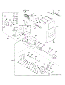 06 - Ice Maker & Dispenser parts for Ge Refrigerator ZISP420DTBSS from AppliancePartsPros.com
