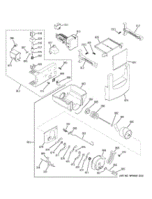 06 - Ice Maker & Dispenser parts for Ge Refrigerator ZISP480DTBSS from AppliancePartsPros.com