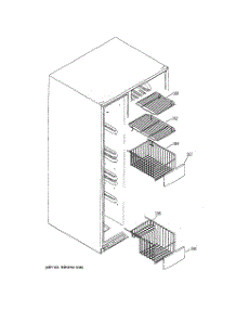 05 - Freezer Shelves parts for Ge Refrigerator GCE23LGYAFSS from AppliancePartsPros.com
