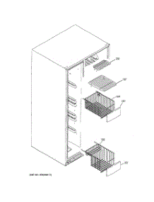 05 - Freezer Shelves parts for Ge Refrigerator GIE21LGYAFKB from AppliancePartsPros.com