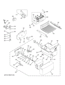 05 - Ice Maker & Dispenser parts for Ge Refrigerator GSH25JFXNWW from AppliancePartsPros.com