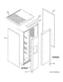 02 - Clad Components parts for Ge Refrigerator GWE23LGYAFSS from AppliancePartsPros.com