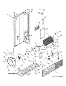 07 - Sealed System & Mother Board parts for Ge Refrigerator GSE20IBTNFWW from AppliancePartsPros.com