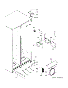 06 - Fresh Food Section parts for Ge Refrigerator GSE22KEWJFSS from AppliancePartsPros.com