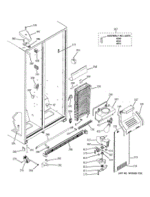 03 - Freezer Section parts for Ge Refrigerator GSS22IBTNWW from AppliancePartsPros.com