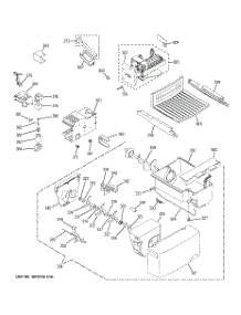 05 - Ice Maker & Dispenser parts for Ge Refrigerator GSE22KEWNFSS from AppliancePartsPros.com