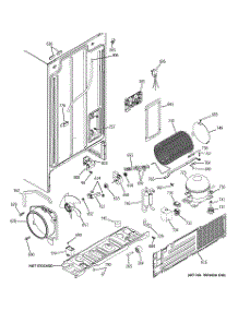 08 - Sealed System & Mother Board parts for Ge Refrigerator GSE25KETNFWW from AppliancePartsPros.com