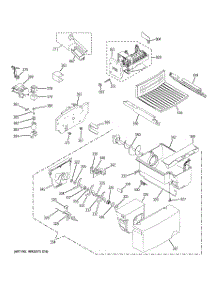 05 - Ice Maker & Dispenser parts for Ge Refrigerator GSH22JFXNCC from AppliancePartsPros.com