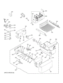 05 - Ice Maker & Dispenser parts for Ge Refrigerator GSE25KETNFBB from AppliancePartsPros.com