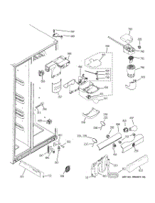 07 - Fresh Food Section parts for Ge Refrigerator ESHS5MGXGESS from AppliancePartsPros.com