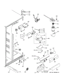 07 - Fresh Food Section parts for Ge Refrigerator GSHS3KGXHCSS from AppliancePartsPros.com