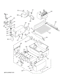 06 - Ice Maker & Dispenser parts for Ge Refrigerator GSS23QSTLSS from AppliancePartsPros.com