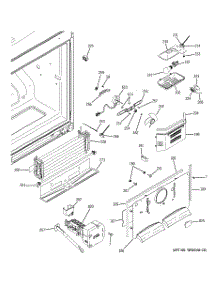 02 - Freezer Section parts for Ge Refrigerator GDSC3KCYBWW from AppliancePartsPros.com