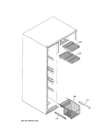 05 - Freezer Shelves parts for Ge Refrigerator GSS23QSWKSS from AppliancePartsPros.com