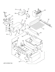 06 - Ice Maker & Dispenser parts for Ge Refrigerator GSS23QSWKSS from AppliancePartsPros.com