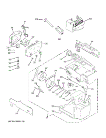 06 - Ice Maker & Dispenser parts for Ge Refrigerator ESHF5MGXGEBB from AppliancePartsPros.com