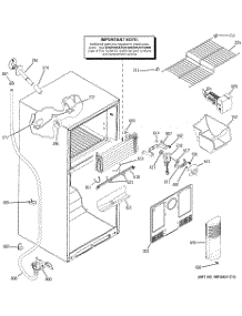 02 - Freezer Section parts for Ge Refrigerator GTK18ICXCRBS from AppliancePartsPros.com