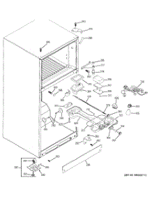04 - Fresh Food Section parts for Ge Refrigerator GTH18JLXCRBS from AppliancePartsPros.com