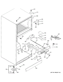 04 - Fresh Food Section parts for Ge Refrigerator GTH18JBXCRWW from AppliancePartsPros.com