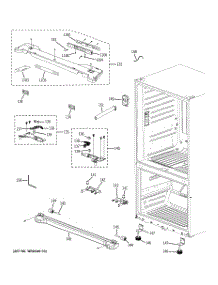 08 - Case Parts parts for Ge Refrigerator GFSF6KEXCWW from AppliancePartsPros.com