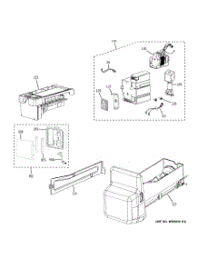 05 - Ice Maker & Dispenser parts for Ge Refrigerator PFSS6SMXCSS from AppliancePartsPros.com