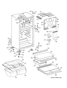03 - Unit Parts parts for Ge Refrigerator GTS18GBSFRBB from AppliancePartsPros.com