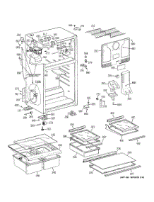 02 - Cabinet parts for Ge Refrigerator GTS18HCSFRCC from AppliancePartsPros.com