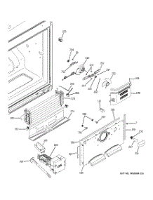 02 - Freezer Section parts for Ge Refrigerator GBSL0HCXCLLS from AppliancePartsPros.com
