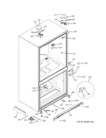06 - Case Parts parts for Ge Refrigerator PFCF1PJYCWW from AppliancePartsPros.com