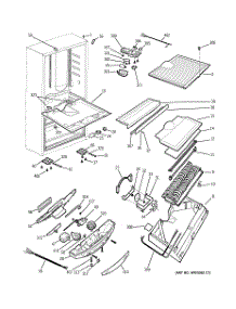 03 - Cabinet parts for Ge Refrigerator PDS18SBMCLBS from AppliancePartsPros.com