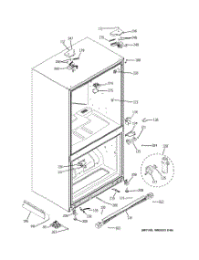 06 - Case Parts parts for Ge Refrigerator PFSS5PJYCSS from AppliancePartsPros.com