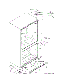 06 - Case Parts parts for Ge Refrigerator PDSE5NBYCDWW from AppliancePartsPros.com