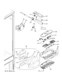 04 - Fresh Food Section parts for Ge Refrigerator PFCF1NFYCWW from AppliancePartsPros.com